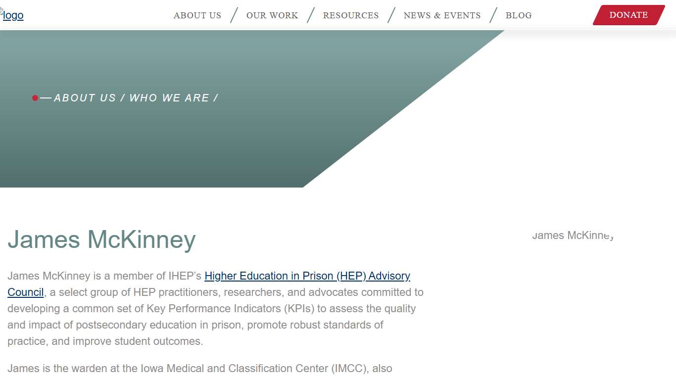 James McKinney - IHEP